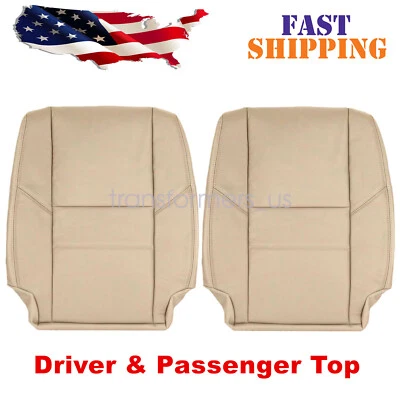 Cubierta de asiento de cuero superior para conductor y pasajero Toyota Tundra Sequoia 2000-2004 Foto 1 de 4