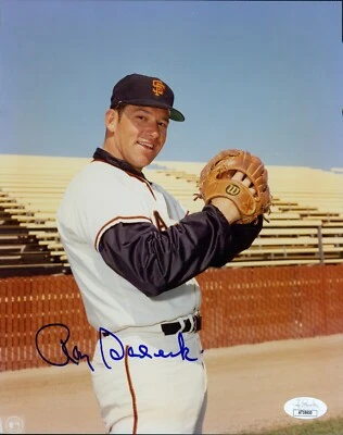 Ray Sadecki San Francisco Giants Signed 8x10 Glossy Photo JSA Authenticated - Image 1 of 2