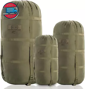 Sleeping Bag Compression Stuff Sack Military Water Resistant Compression - Picture 1 of 12