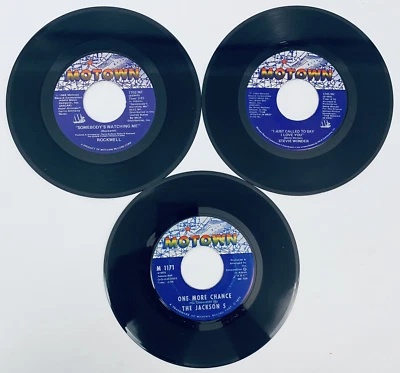 Motown 45 Records Jackson 5 Stevie Wonder Rockwell be there Just Called Watching - Image 1 of 4