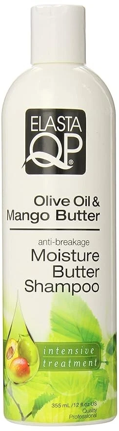 Champú de mantequilla hidratante Elasta QP aceite de oliva y mantequilla de mango, 12 oz ENVÍO GRATUITO Foto 1 de 2