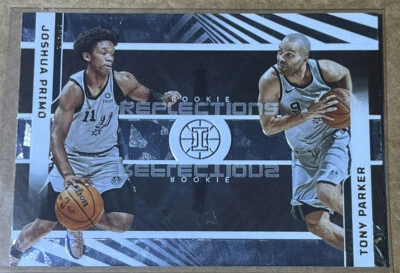 2021-22 Panini Illusions Rookie Reflections Joshua Primo / Tony Parker #19 Spurs - Image 1 of 3