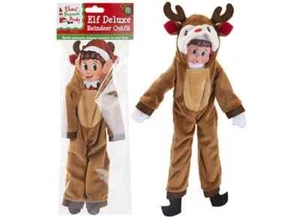 Elf Doll Reindeer Costume Elves Behaving Badly Clothes Advent Christmas Dolls - Picture 1 of 2