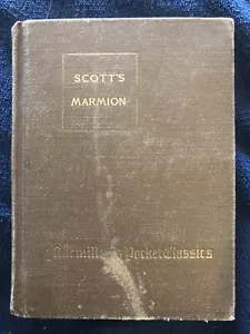 Antikes 1900 Buch Sir Walter Scotts Marmion Geschichte vom überfluteten Feld Hardcover - Bild 1 von 4