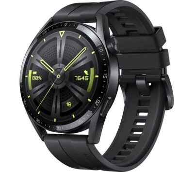 Huawei Watch GT 3 Active 46mm Health & Fitness Black Smart Watch - Grade C - Image 1 of 4