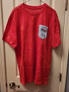 Mens Red And Blue Nike Team USA Soccer T Shirt Pocket Shirt Size Large - Picture 1 of 4