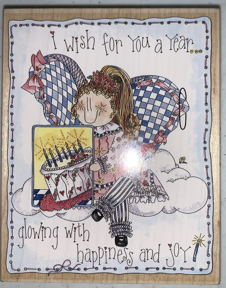 STAMPS Happen 80204 Kimberly Ashley I Wish for You a Year Birthday Angel