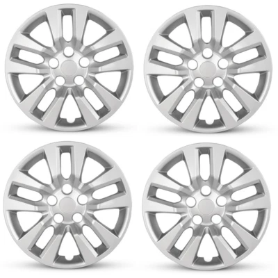 Nuevo Juego de 4 Tapacubos Cubierta Rueda Plateada 16" 2007-2018 para Nissan Altima Foto 1 de 3