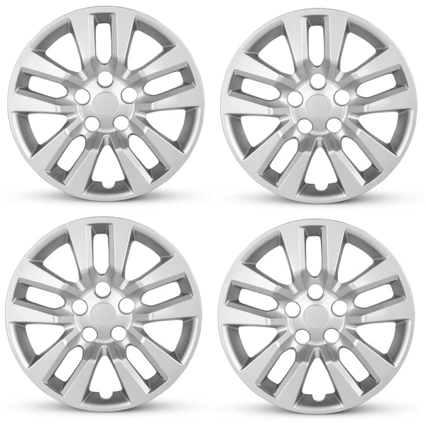 Nuevo Juego de 4 Tapacubos Cubierta Rueda Plateada 16" 2007-2018 para Nissan Altima Foto 1 de 3