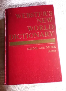 Webster New World Dictionary Compact School and office edition 1974 Hardback - Picture 1 of 4
