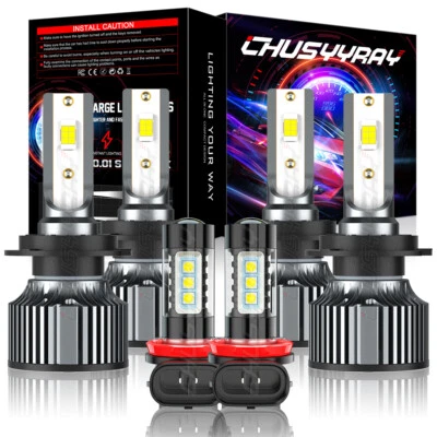 Para Smart Forfour 2005-2007 6x 6000K LED Alto/Lo Faro Lámpara Antiniebla Bombillas Foto 1 de 4