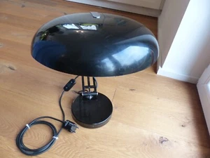 italienische Bürolampe Schreibtischlampe Lampe 60er 70er Jahre Chrom schwarz - Bild 1 von 20