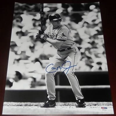CAL RIPKEN JR Signed Auto Baltimore Orioles 11x14 Photo PSA/DNA COA  - Image 1 of 2