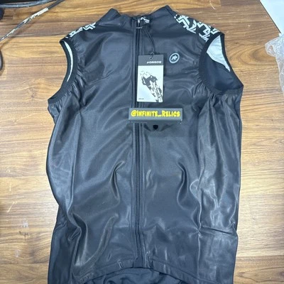 Assos Men’s Mille GT Spring/Fall Long Dostance Vest BlackSeries Medium NIB  - Image 1 of 4