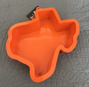 New Destination Holiday Texas Treat/Cake Mold 10 X 9.5 X 2 - Food Safe - Orange - Picture 1 of 8