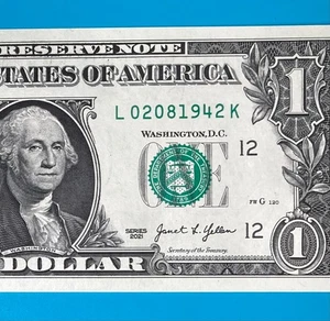 February 8, 1942 / 2 August 1942 (L 02081942 K) BIRTHDAY $2 Two Dollar Bill UNC - Picture 1 of 4