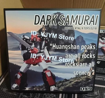 New DX9 Toys D21B Dark Samurai Sideswipe Transforms Action Figure In Stock - Image 1 of 4