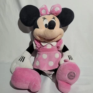 Vestido Rosa Peluche Minnie Mouse Disney Store Original 20" Nuevo sin Etiquetas  - Imagen 1 de 8