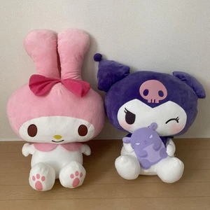 My Melody Sanrio m1 Super Big Size Kuromi Plush Toy Set - Picture 1 of 6
