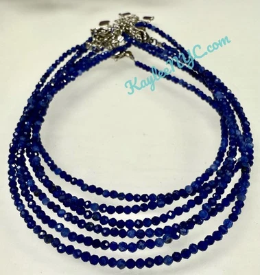 Venta al por mayor Lote 6 Piezas 2mm Tobilleras de Sodalita Natural Cristal Energía Curativa Foto 1 de 4