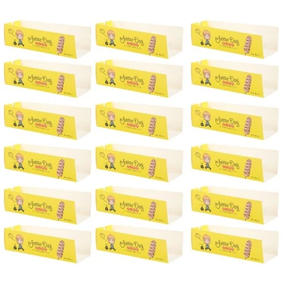 100 Pcs Containers Paper Boxes for Food Hot Dog Holders - Image 1 of 4