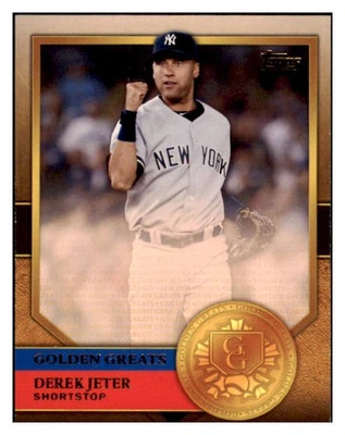 2012 TOPPS GOLDEN GREATS #GG28 DEREK JETER YANKEES 513240 (KYCARDS) - Image 1 of 2