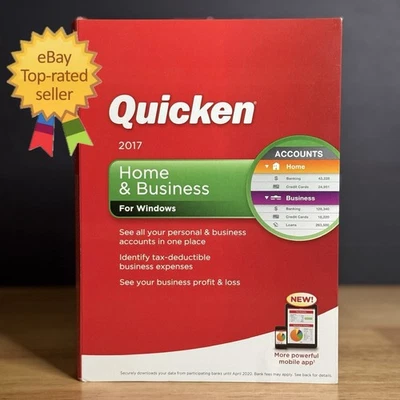 ⚡️QUICKEN Home And Business 2017 For WINDOWS PC - PLEASE READ BELOW ⚠️TESTED - Image 1 of 4