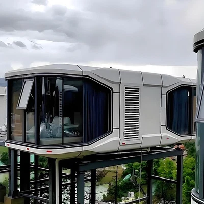 Hot Selling Waterproof Outdoor Adventure Space Capsule Prefab House - Image 1 of 4
