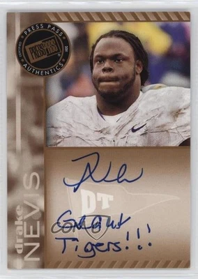 2011 Press Pass Signings Bronze Inscriptions Drake Nevis #PPS-DN Rookie Auto RC - Image 1 of 2