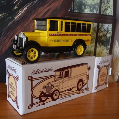 2003 Ertl 1927 DELIVERY VAN Graham 面板黄色老式巴士压铸金属 — 第 1/4 张图片