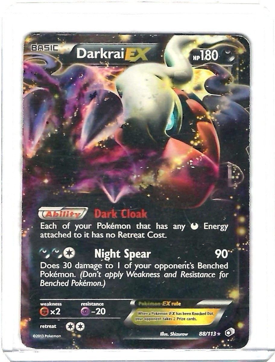 darkrai ex bw46 ダークライ　英語版 Pokémon TCG Darkrai-EX, BW46, (In Protective Sleeve) | eBay