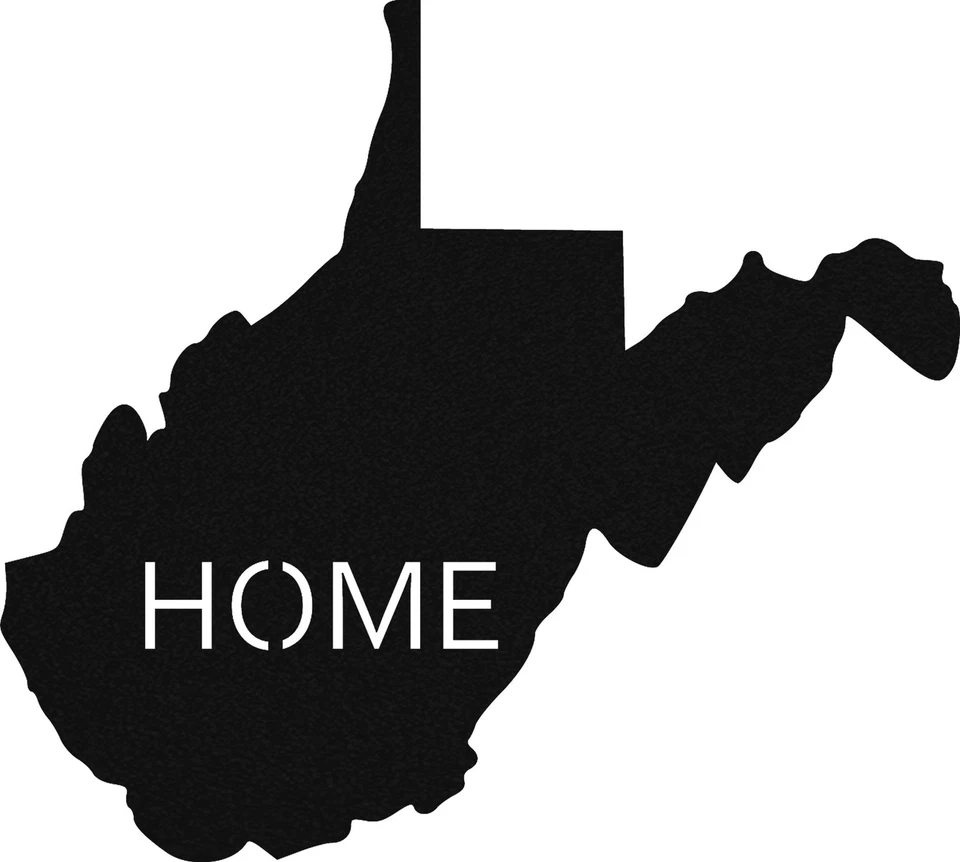 Letrero del estado del hogar - arte de pared de metal Foto 1 de 4