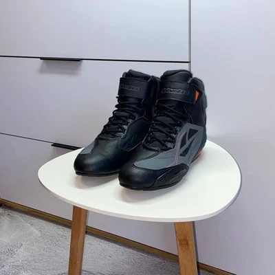 Botas de Motocicleta Alpinestars Faster-3 Drystar Negras Gris Naranja Talla 40.5 EE. UU. 8 Foto 1 de 4