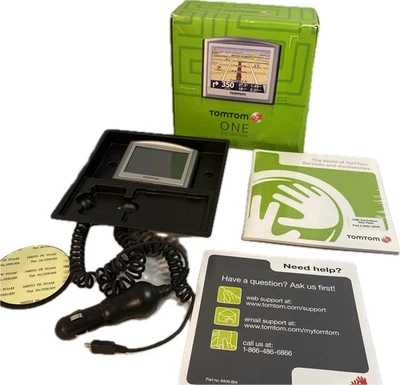 GOOD TomTom Bundle One 3rd Edition (1GB) GPS Navigation + Car Adapter - Image 1 of 4