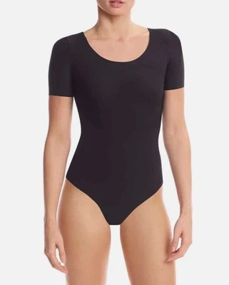 Commando масло декольте короткий рукав боди черный женский размер L новый - Изображение 1 из 4