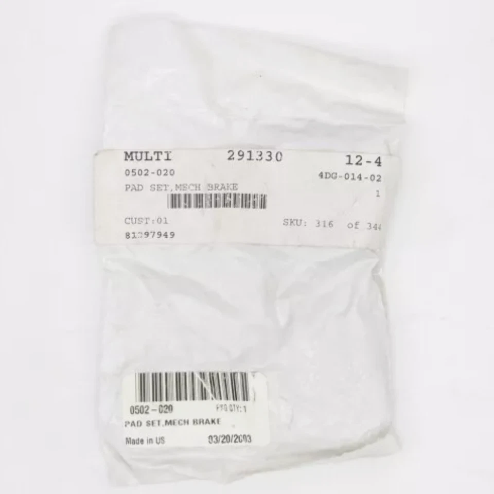 JUEGO DE PASTILLAS ARCTIC CAT NUEVO OEM, FRENO MECÁNICO 0502-020 Foto 1 de 4