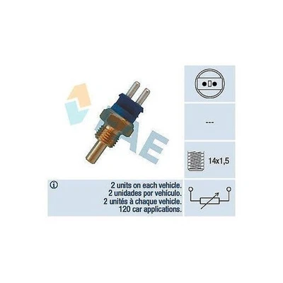 FAE 32580 SENSOR TEMPERATURA REFRIGERANTE MERCEDES-BENZ Foto 1 de 3