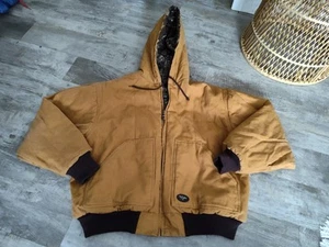 Walls Insulated Workwear Hooded Jacket Reversible Realtree Camo Sz L Duck Canvas - Picture 1 of 14