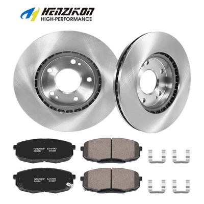 Rotor delantero y pastillas de freno de cerámica para Kia Soul 2014 2015 2016 hatchback 2,0 L Foto 1 de 4