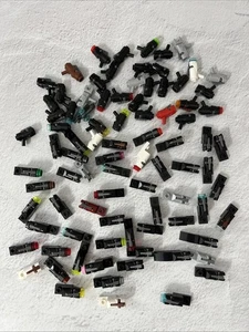 LEGO WEAPON LOT 87 PCS MINIFIGURE SHOOTER GUN BLASTER LAUNCHER GRAY WHITE BLACK - Picture 1 of 11