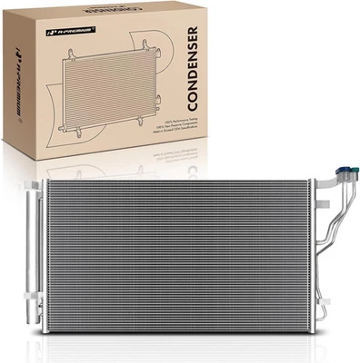 A-Premium Air Conditioning A/C Condenser for Hyundai Sonata 2011-2014, Kia... Foto 1 de 4