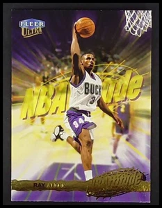 1998-99 Fleer Basketball Ultra Ray Allen NBAttitude #4 NA Milwaukee Bucks - Picture 1 of 10