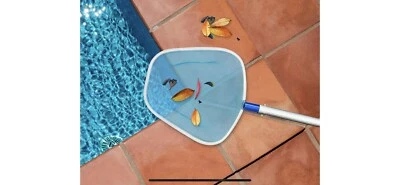 Limpieza de Piscina Hoja Skimmer Estanque Rastrillo Eliminación de Escombros Universal (Solo Red) Foto 1 de 4