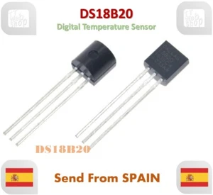 DS18B20 18B20 18S20 TO-92 IC CHIP Thermometer Temperature Sensor - Imagen 1 de 7