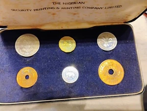 NIGERIA ~ 1959 ~ MINT SET ~ 6 COINS ~ MINT PACKAGING - Picture 1 of 3