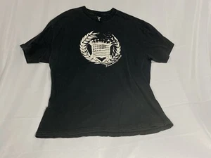 Vintage Famous Stars And Straps Black Print Cadillac Inspired Logo Size XL￼ - Picture 1 of 5