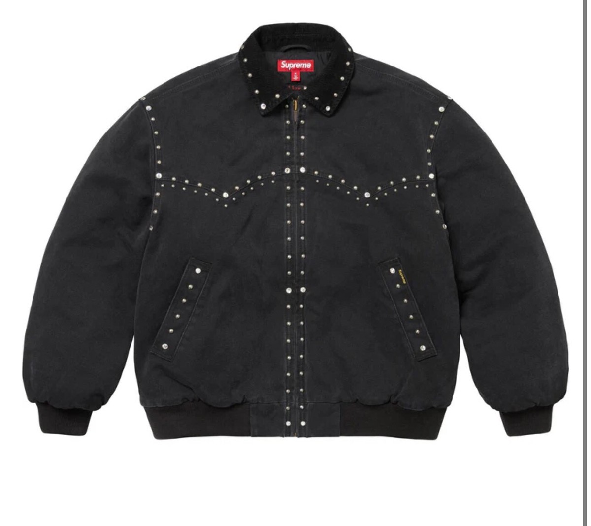 Supreme Studded Black Coats, Jackets & Vests for Men for