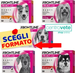 Frontline TRI-ACT 6 Pipette CANI 5-10 /10-20/20- 40/40-60 Kg → Antiparassitario - Foto 1 di 5