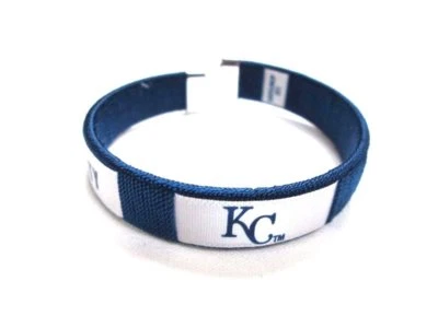 Brazalete banda fanática de los Reales de Kansas City MLB joyería de béisbol con licencia Foto 1 de 3