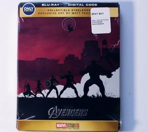 Avengers: Age of Ultron (Blu-ray + Digital) SteelBook Only Best Buy * NEW SEALED - Imagen 1 de 1